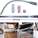 Dryer Vent Cleaner Kit & Refrigerator Condenser Coil Brush-Dryer Lint Brush Vent Trap Cleaner-Vacuum Attachment for Small Crevice-Dryer Cleaner Brush