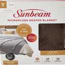 Sunbeam Royal Luxe Night Fog Heated Blanket 10-Heat Settings Auto Off Machine Washable Twin
