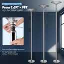 GCCSJ Spinning or Static Dance Pole Kit for Home, 7.6-9ft Height Adjustable