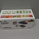 8-in-1 Vegetable Chopper with Container - Veggie Onion Salad Chopper, Mandoline Slicer, French Fry Cutter, Kitchen Gadgets with Cleaning Tools (Gray)