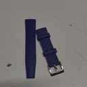 Niziruoup FKM Rubber Watch Strap Quick Release Tropical Style Fluororubber 18mm 19mm 20mm 21mm 22mm Soft Breathable Durable FKM Rubber Watch Band Universal Replacement Band Strap for Men Women (Blue)