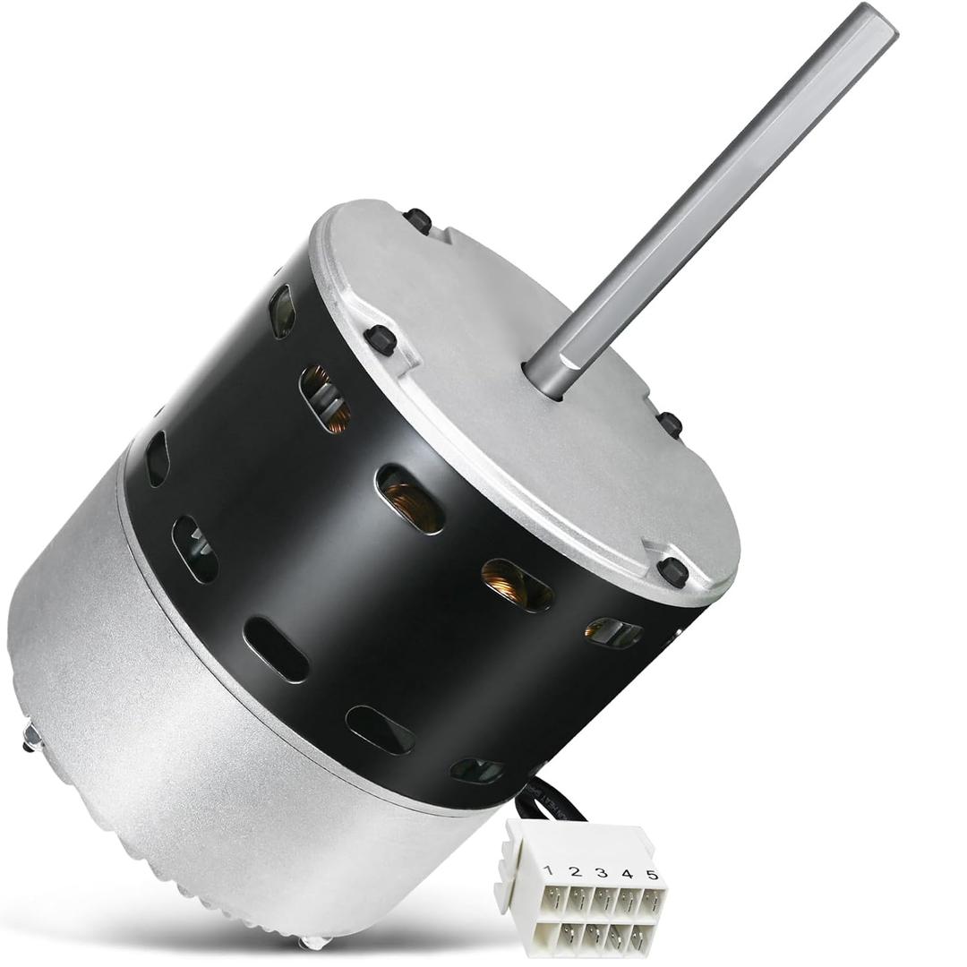 6205E Furnace Blower Motor Replacement, 1/2 HP ECM X-13 Furnace Blower Motor, 208-230v 50/60Hz 3.8A 1075RPM, Multi-Speed, Compatible with American Standard & Trane, Carrier/ICP Constant Torque Motor