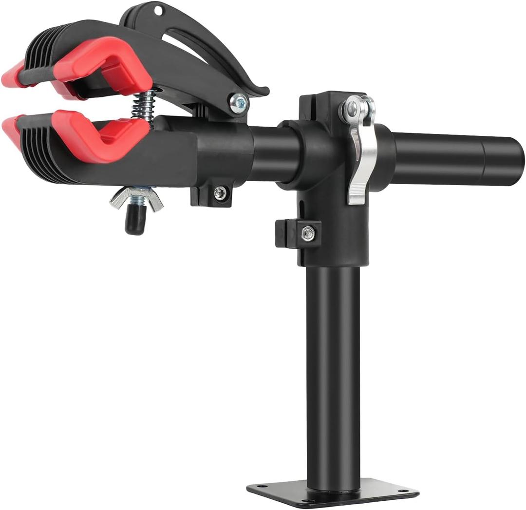 Bike Repair Stand - Wall Mount Bike Workstand with Height Adjustable Bicycle Maintenance Rack