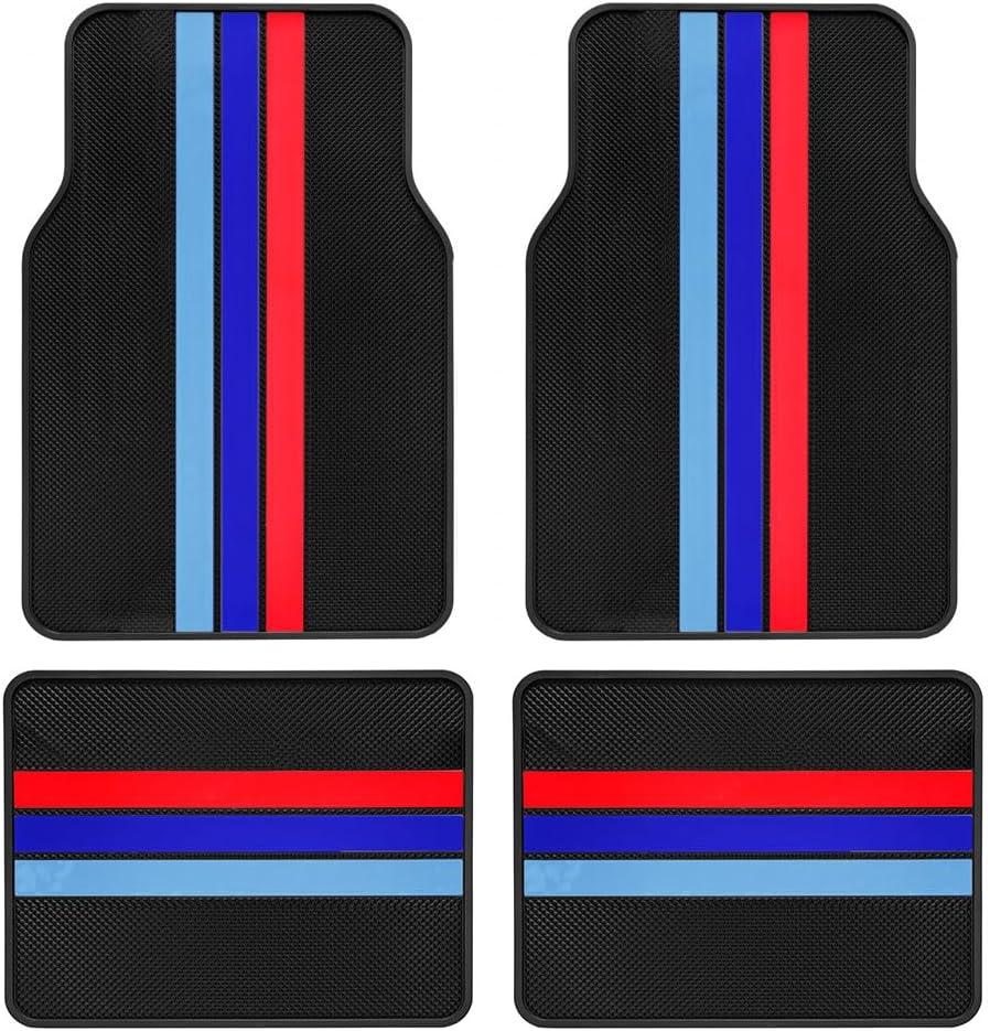 4Pcs Front & Rear Heavy Duty Rubber Car Floor Mats Waterproof,Anti-Slip Compatible with BMW Floor Mat