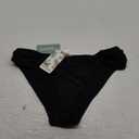 Black SHEKINI Women's Bikini Bottom Low Waisted Sexy Swimsuit Ruched Sides Hipster Swim Bottom - (Medium, Black)