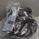 BAGSMART Travel Toiletry Bag with Removable Partition, Puffy Water-resistant Fabric Hanging Organizer for Full-Size Toiletries, Accessories, Black (Large)