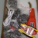 Upgraded 220W Cordless Plastic Welder, 1000PCS Staples, USB Rechargeable Cordless Car Bumper Repair Kit with 5000mAh Battery,Hot Stapler Kit, Plastic Welding Kit, Plastic Repair Kit