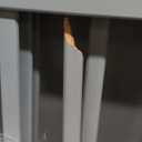 Pet Gate - 3-Panel Indoor Foldable Dog Fence for Stairs, Hallways, or Doorways - 54x24-Inch Retractable Wood Freestanding Dog Gates by PETMAKER (Gray)