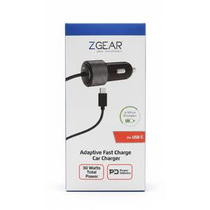 ZGear 2.4AMP Car Charger Type-C