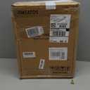 AWTATOS Shoe Rack, 8 Tier Shoe Storage Cabinet with Door, 32 Pair Shoe Organizer Shelves for Closet Hallway Bedroom Entryway, Black