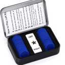 Bilywey Left Right Dice Set with 3 Dices + 36 Blue Chips (Blue)