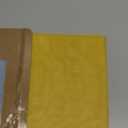 Aiyufeng Yellow Sheer Curtains 2 Panel Sets 84 Inches Long - Transparent Light Weight Soft Yellow Window Treatment Panels for Study Room/Living Room/Guest Room, Per Panel W40 X L84 inches
