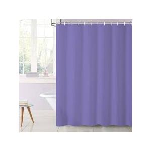 Seasonwood Black Scalloped Shower Curtain 72 x 72 Inches, Aesthetic Shower Curtain Elegant Pretty Shower Curtains Black