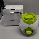 ABULL Interactive Dog Puzzle Toy - Drop The Ball to Get Treats, 2-in-1 Treat Dispenser & Slow Feeder for Healthy Eating, Keep Them Busy and Stop Boredom, Fun and Durable for All Breed (Green)