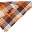 Fall Dog Bandana Autumn Thanksgiving Plaid Reversible Triangle Bibs Scarf Accessories for Dogs Pet