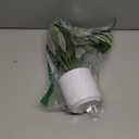 Artificial Olive Branches in Pot, Faux Greenery with White Pot, Fake Potted Green Plants Olive Stems Tables Centerpiece for Desk Shelf Cabinet Bedroom Livingroom Kitchen Indoor Home Decor