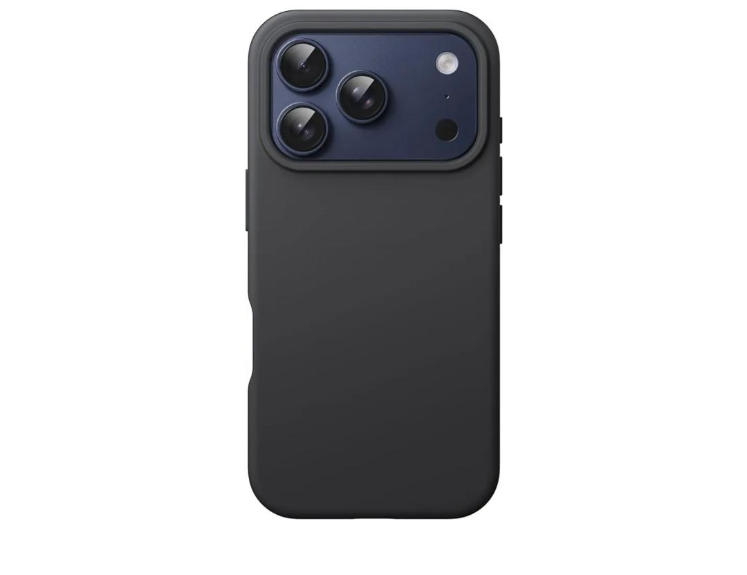 JETech Liquid Silicone Case for iPhone 17 Pro Max 6.9-Inch, Silky Soft Touch Full-Body Protection, Anti-Scratch Shockproof Phone Cover with Microfiber Lining (Black)