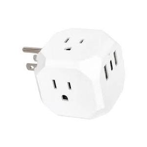 POWERUP 3x3 Multi-Port Wall Adapter