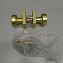Gold Privary Door Knobs Interior - for Satin Brass Door Knobs Suitable for Hallway, Wardrobe, Bathroom etc,for All Standard Size Doors