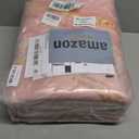 Ansouyi Non-Slip 5x7 ft Area Rugs, Washable Rug Carpet for Living Room, Pink with Gold Abstract Liquid Marble Home Decor Rugs for Game Room Classroom Bedroom Dining Kindergarten Room