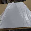 Blulu 1 Pcs Aluminum Composite Sheet, 1/8" Thick Plate, Silver, 36"x72"