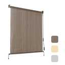 Aoodor Outdoor HDOE Fabric Roller Shade 6 x 8