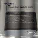 Ovutek Bathroom Scales Digital Weight, Topnotch Quality 450lb Weight Scale, Most Accurate to 0.05lb, Automatic Weighing Scale for Body Weight, Baby, Pet, Larger LED, Sturdy and Durable Base Machine (Black)