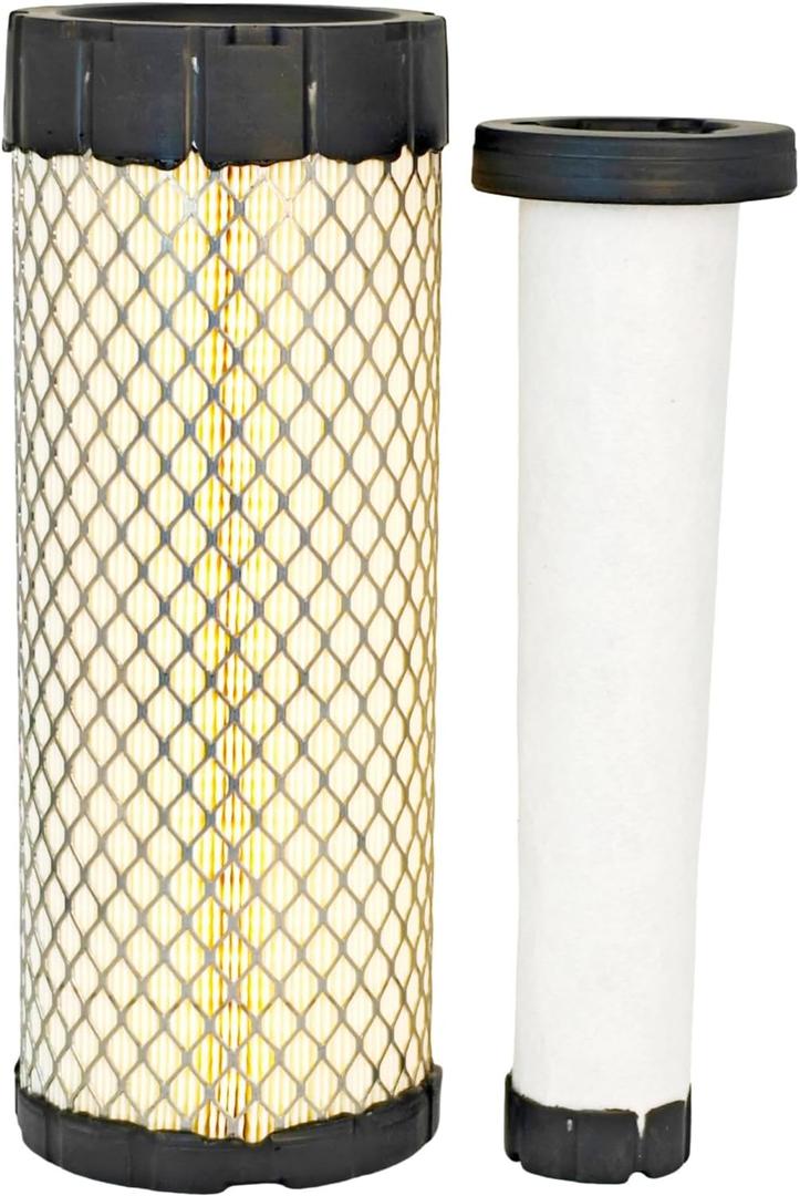 XYZIL Outer Inner Air Filter Kit 4164576 4164577 Compatible with Bobcat Kawasaki Ariens Bad Boy Carrier ProCat Zero Turn Mower Engine Air Cleaner 21545400 21545300 063-8019-00 063-8020-00 11013-7038