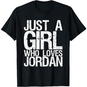 Just A Girl Who Loves Jordan T-Shirt S