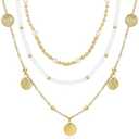 Charm Necklace Set for Women Beaded Necklace Summer Necklace Boho Necklace Beach Necklace Christmas Jewelry Present for Women Halloween Necklaces Jewelry