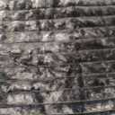 Cozy Bliss Faux Fur Throw Blanket for Couch, Cozy Warm Plush Striped Blanket for Sofa Bedroom Living Room, 108 * 90 Inches