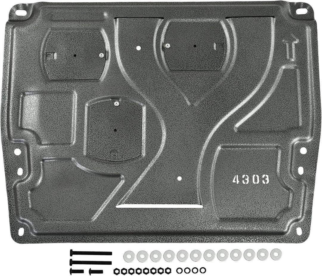 Engine Splash Shield Guard Compatible with Honda Civic 2012-2015, Front Engine Case Guard Under Car Shield Cover