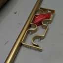 Double Curtain Rod 36 to 72 Inch, HOTOZON 1 Inch Heavy Duty Double Curtain Rods for Windows 24 to 68 Inches(2-5.6 ft), Telescoping Drapery Rod with Simple End Finials, Gold