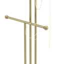 Umbra Trigem Hanging Jewelry Organizer Tiered Tabletop Free Standing Necklace Holder Display, White/Gold