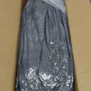 Queen Size Mattress Topper for Back Pain, Cooling Extra Thick Mattress Pad Cover with 8-21 inch Deep Pocket, Plush Pillow Top Mattress Topper Overfilled with Down Alternative, Queen Size, Dark Grey