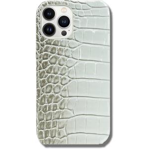 iPhone 11 Pro Max Leather Case - Classic Retro Pattern Cover, Soft TPU Slim Shockproof Designer Phone Case, Fashion Luxury Elegant White