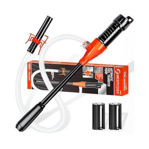 BestCosy Portable Transfer Pump Battery Operated Electric Siphon Pump for Gas, Fuel, Diesel, Water Transfer 2.4 GPM Flow Oil Extractor -Easy to Use Hand Fuel Pump, Multi-Use Siphon Fuel Transfer Pump