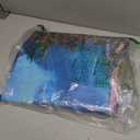 Blue Water and Mountains Windshield Sun Shade - Foldable Car Sunshade Reflective UV Protection, Heat-Resistant Shield for Cars/Trucks/SUV Vehicles (55"x27.6")