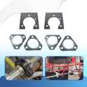 Go-Kart 1" Live Axle Bearing Kit with 3 Hole Flangettes Mount Hangers,for Go Kart Mini Bike Manco Murray Yef Dog for Drift Trike Off Road ATV Minibike DIY Go Cart Parts