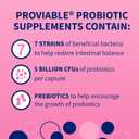 Nutramax Proviable Probiotics for Dogs and Cats, Daily Digestive Health Supplement with Multiple Strains of Bacteria, Cat and Dog Probiotics Plus Prebiotics, 30 Capsules