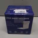 Bed Sheet Holders for Corners, Fitted Sheet Holders Keep Sheets Firm & Tight, Sheet Locks Easy One-Time Installation and No More Loose Sheet(White), Includes 10 Anti-Slip Mats