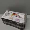 Mueller Pro-Series All-in-One, 12 Blade Mandoline Slicer for Kitchen, Food Chopper, Vegetable Slicer and Spiralizer, Cutter, Dicer, Grater, Kitchen Gadgets Sets with Container, White Sand/Gray