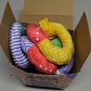 CaftyMids Baby Plush Hanging Musical Toy for 0-6-12 Months, Cloud with Touch - Activated 30-Sound Music Box, Washable, Sun/Rainbow/Moon, Gift for Strollers/Car Seats