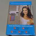 UV Light Sterilizer Toothbrush Holder Cleaner & Automatic Toothpaste Dispenser