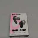 Skullcandy Rail ANC Wireless Earbuds, Bluetooth Headphones, Active Noise Cancelling, Up to 38 Hours Battery, Microphone for iPhone Android, Customizable via Skull-iQ App - True Black