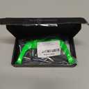 eXtremeRate Neon Green Decorative Trim Shell Compatible with PS5 Controller, Soft Touch DIY Replacement Clip Shell, Custom Plates Cover Compatible with PS5 Controller with Accent Rings