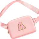 Gifts for Girls Easter Basket Stuffers 3 4 5 6 7 8 9 10 11 12 13 Year Old, Teens Kids Daughter Sister Gifts for Her, Crossbody Bags Fanny Pack Belt Bag for Girls Teen Cute Stuff Trendy (Pink, A)