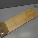 IIIOIIIA Bamboo Over The Stove Spice Shelf for Kitchen Storage, 31.5" Kitchen Spice Rack Organizer Stove Top Shelf with 6 Hooks, 11.4" Height Extra Storage Countertop, Easy to Assemble