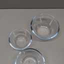 Small Borosilicate Glass Bowls Set (17, 27, 37 oz) - Oven, Microwave, Dishwasher & Freezer Safe. Lead-Free, Sturdy & Stackable Nesting Bowls for Meal Prep, Oatmeal, Dessert & Moreset of 3