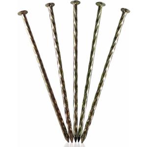 Metal Turf Stakes 70 Pcs 6-Inch Landscape Stakes, Spiral Galvanized Landscape Spikes, Garden Nails for Artificial Turf, Paver Edging, Weed Barrier, Lawn EdgingCarpentry and More